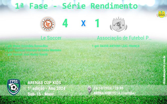 Resultado da partida