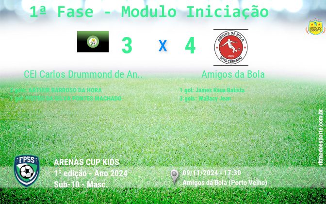 Resultado da partida